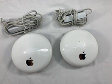  2 Apple AirPort Extreme Base Stations 54 Mbps 10/100 Wireless G Router A1034 
