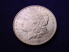 1878 MORGAN DOLLAR INCREDIBLE BU PROOFLIKE  8 TAIL FEATHERS VARIETY!!    #977