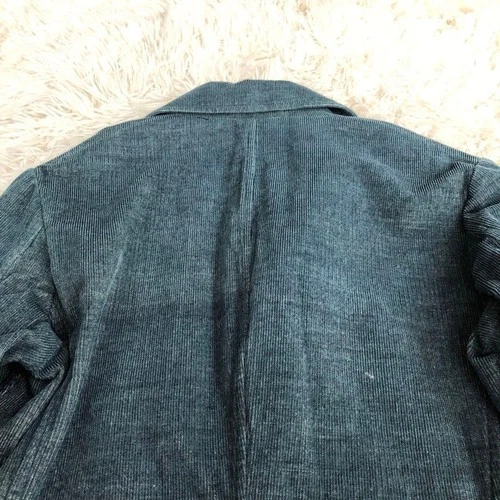 45rpm Indigo Corduroy Jacket Coverall Tailored Jacket Size 3 Shoulder 43cm JPN image 18