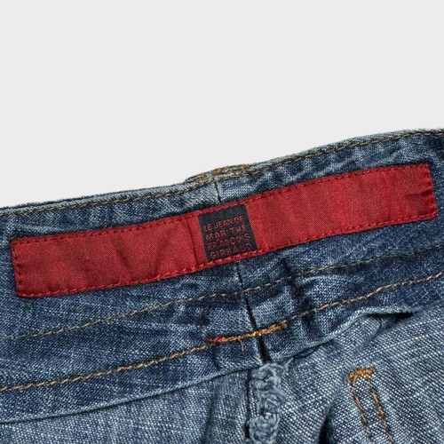 Le Jean de Marithe Francois Girbaud Men's Blue Denim Shorts Super Baggy Fit 40 W - Picture 5 of 6