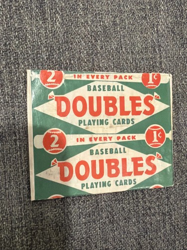 Topps 1951 Red Back Wrapper Empty Vintage First Baseball Cards Good Condition