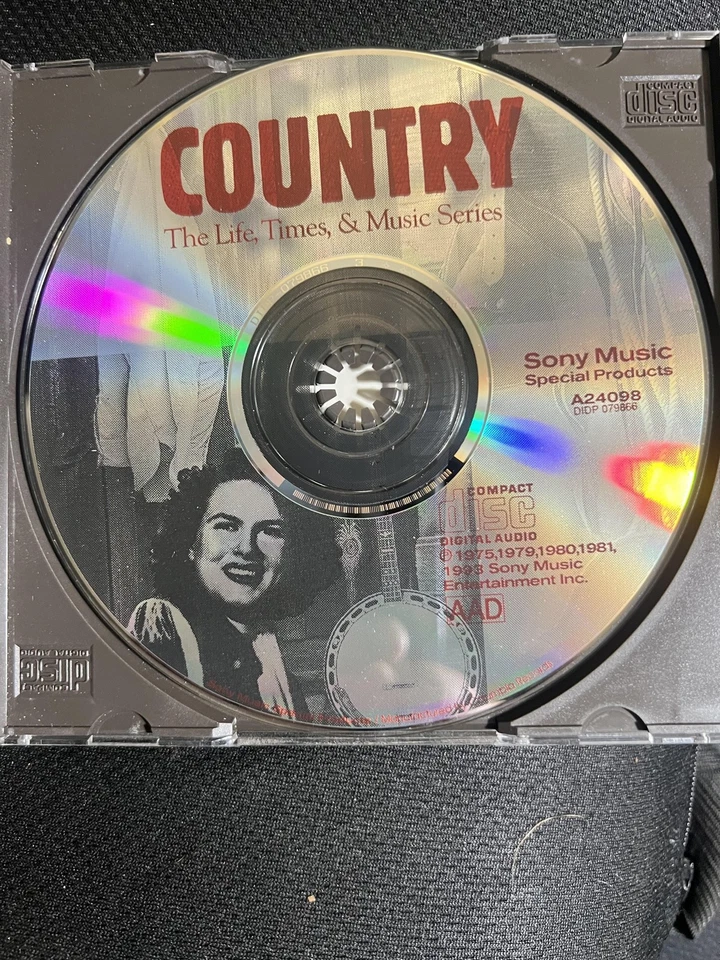 Country Life Times & Music Series CD Sony Comp Johnny Cash Nelson Haggard 1993 - Imagem 3 de 3