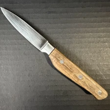 Chicago Cutlery Paring Knife 3.5" Blade Wood Handle - Made In USA