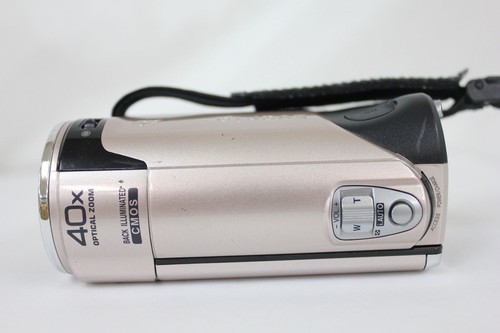 JVC Everio GZ-E77-N Pink Gold 40x Camcorder with Battery and SD Card From Japan - Picture 6 of 9
