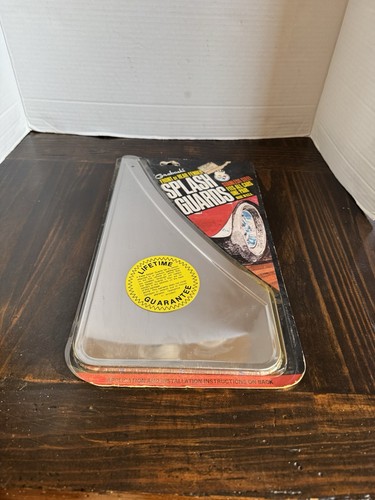 Vintage Groboski Splash Guards Mud Flaps Stainless Steel Chrome SG-14