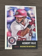 2022 Topps Chrome Platinum Anniversary Prism #71 Keibert Ruiz Nationals