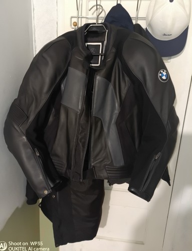 BMW Motorrad Men's Black Motorcycle Motorbike Racing Leather Jacket