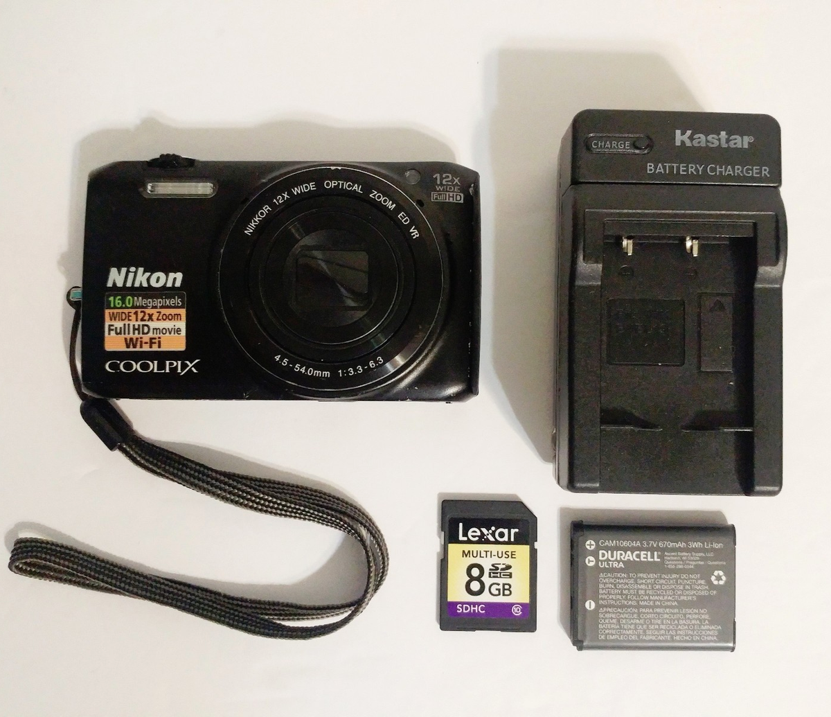 Nikon COOLPIX S6800 16.0MP Digital Camera - Black for sale online