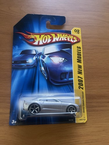 2007 Hot Wheels Chevy Camaro Concept New Models #2 Silver (ub)