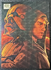 Marketplace image: 2025 Topps Star Wars Galaxy #1 What Remains SuperFractor 1/1  Vader Box Art