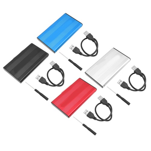 External Hard Drive Case USB 2.0 Interface To 480Mbps Transfer Material CB - Afbeelding 7 van 35