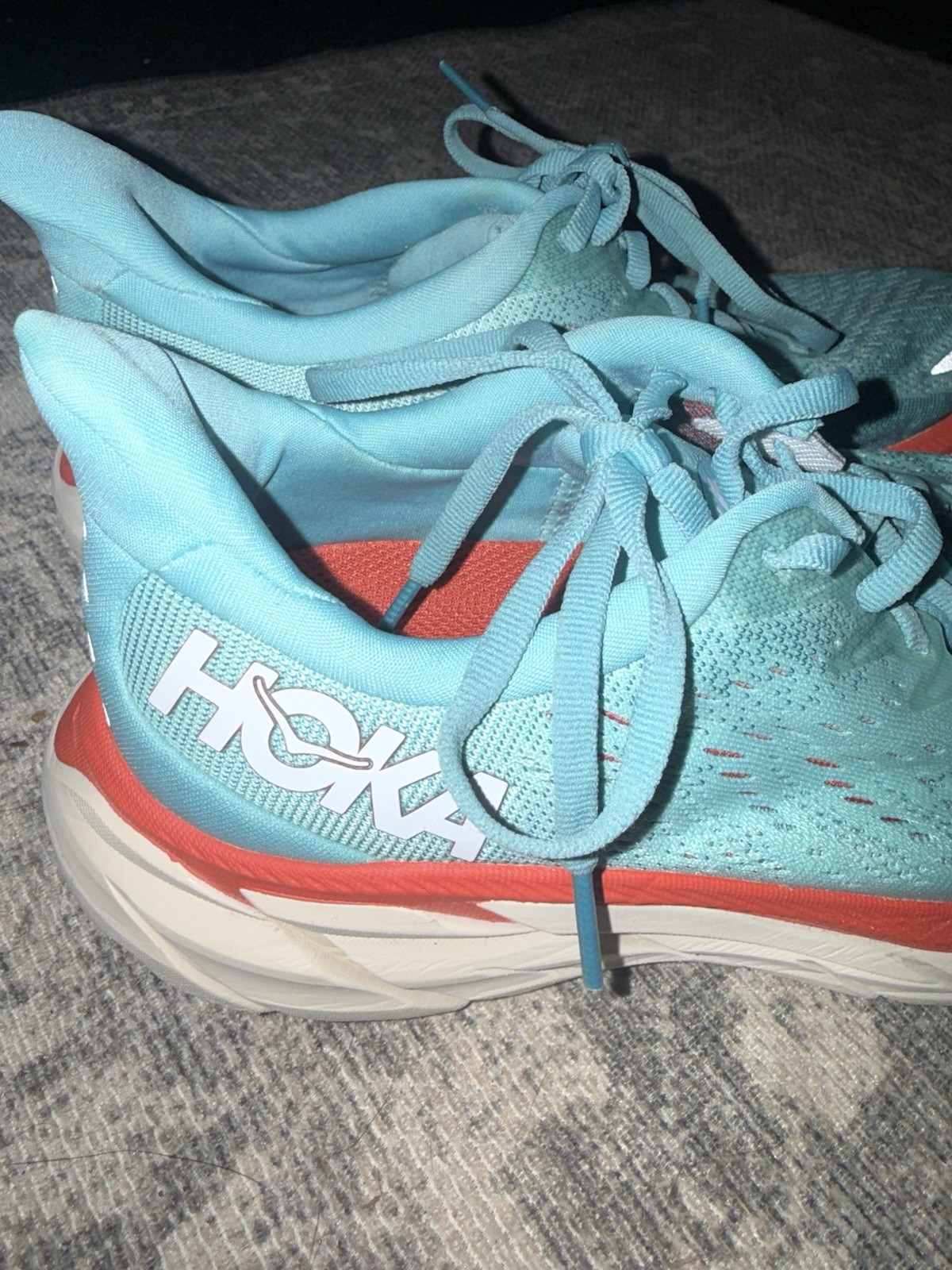 Hoka One One Womens Clifton 8 1119394 AEBL Blue Running Shoes Sneakers Size 7 thumbnail 2