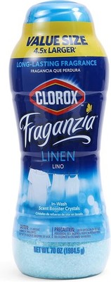 Clorox Fraganzia Laundry Scent Booster Crystals, In-Wash Fragrance Beads for Fre