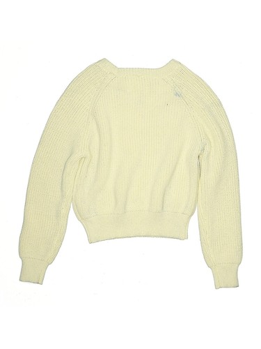 Zara Girls Yellow Pullover Sweater 9 - Picture 2 of 2