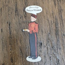 Vintage 1950s Philip Morris Bellhop Sign American Flyer Mini Craft S Gauge