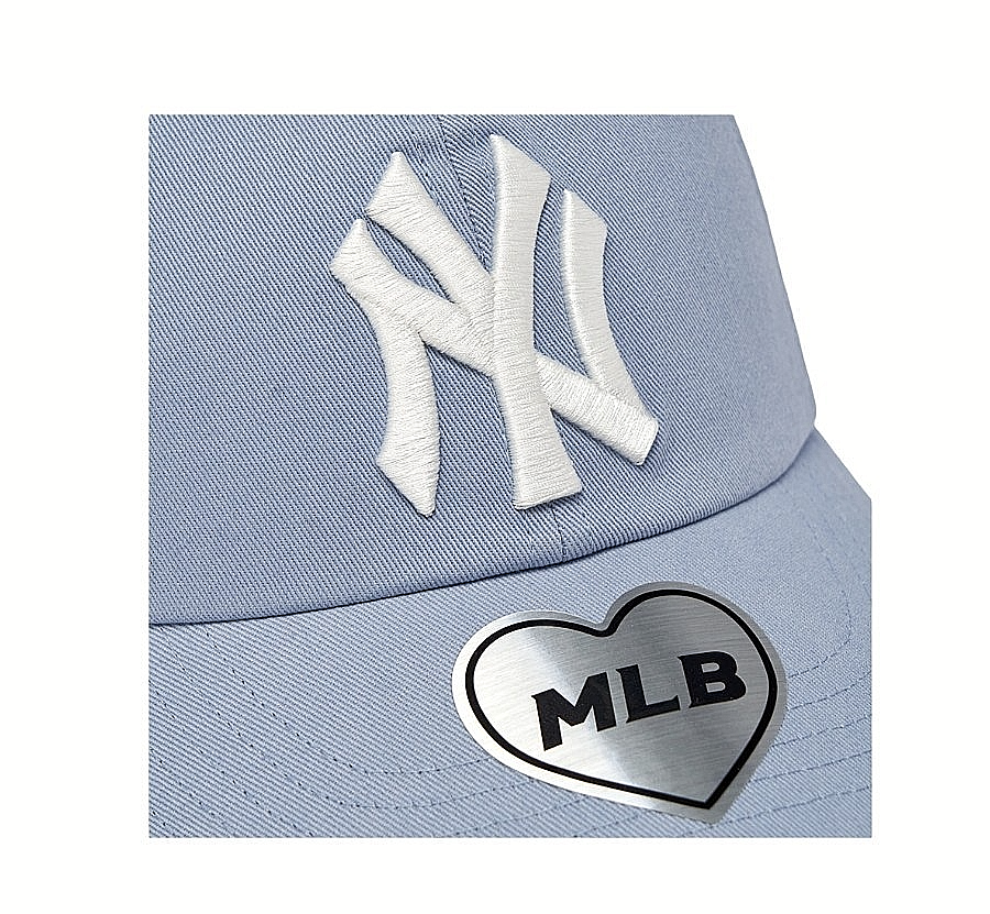 MLB Korea x Karina Signature Unstructured Ball Cap Sky Blue NY