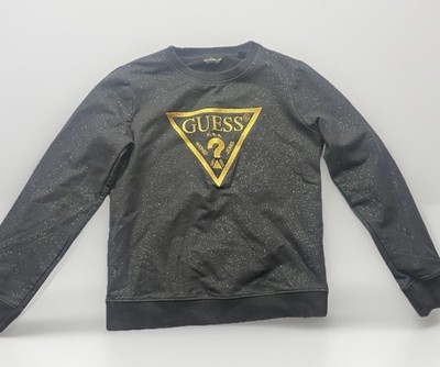 Girls Size 10, Guess Black Sweatshirt, Long Sleeve Sweatshirt
