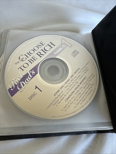 CHOOSE TO BE RICH - 12 CD Set Robert Kiyosaki Financial Education & Instruction - Picture 3 of 14