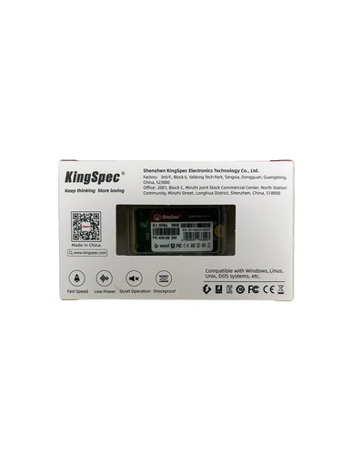 SSD M.2 NVME 2242 PCIe Gen 3×4, NVMe 1.3 KingSpec 256GB NXM-256GB (2242) - Photo 7/7
