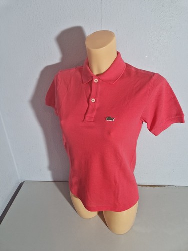 LACOSTE Shirt Poloshirt Polohemd Gr. S ( 12 A 152 ) rot Kurzarm NEU - Bild 3 von 5