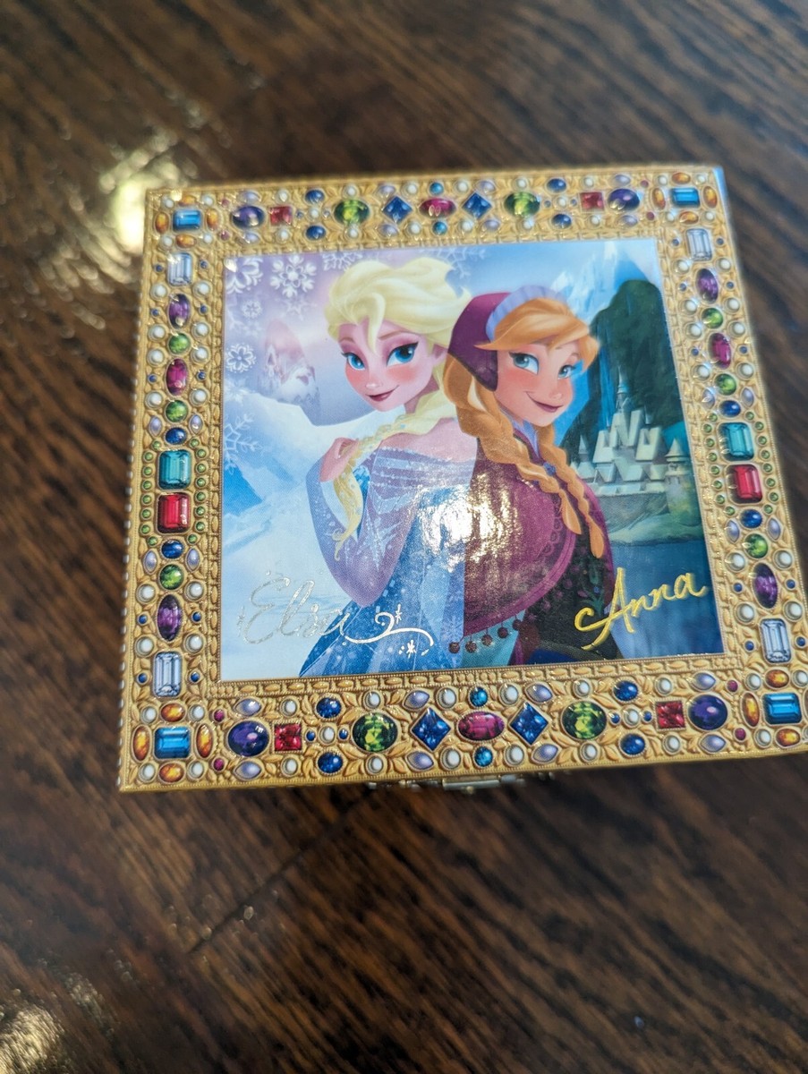 Official Disney Parks Frozen Elsa & Anna Winding Music Box