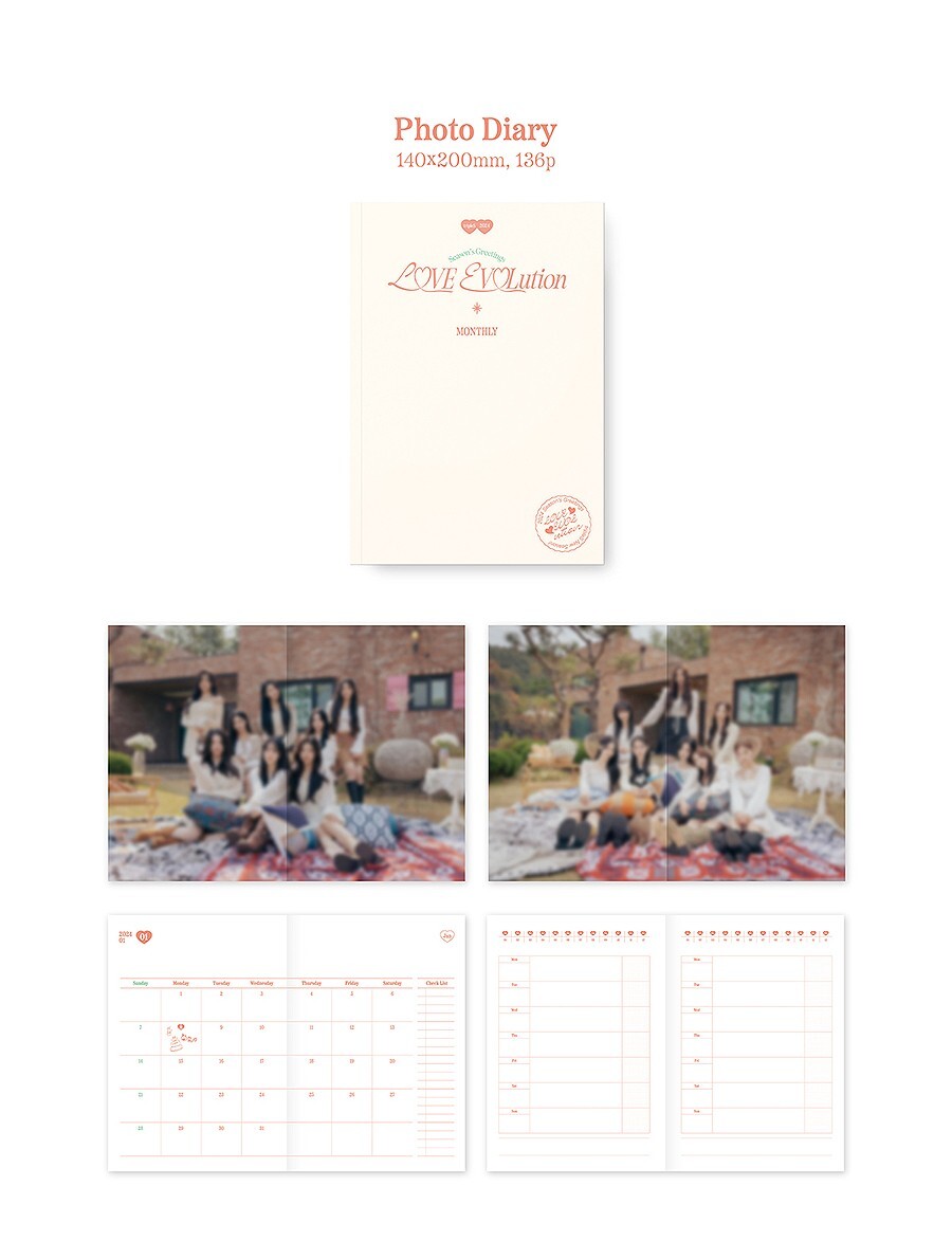 TRIPLES 2024 SEASON’S GREETINGS [LOVE EVOLUTION]/Calendar+Diary+Poster