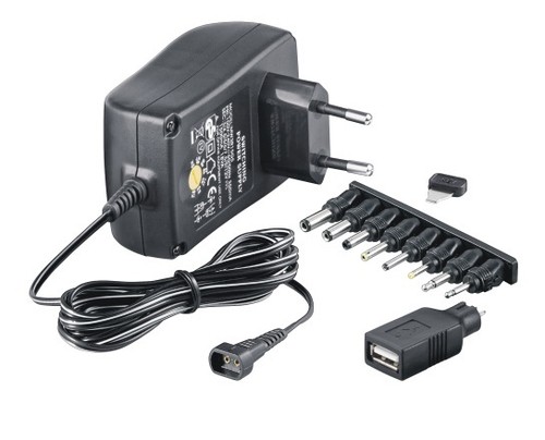 SNG-2250USB McPower Stecker Netzgerät regelbar 3-12V DC 2,25A Trafo Netzteil