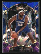 Mitchell Robinson 2020 Panini Select Blue White Purple Cracked Ice Prizm #9