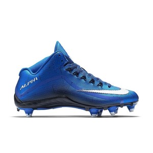 NIKE ALPHA PRO 2 3/4 D Blue Football Cleats NikeSkin MENS Limited 0 NEW NIKE ALPHA PRO 2 3/4 D Blue Football Cleats NikeSkin MENS Limited 0 NEW