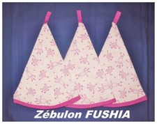 Torchon Rond Diamètre 70 cm avec attache centrale 100 % COTON Essuie main