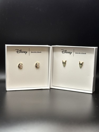 Set Of 2 Baublebar X Disney Villains Maleficent & Cruella Stud Earrings  🆓📦
