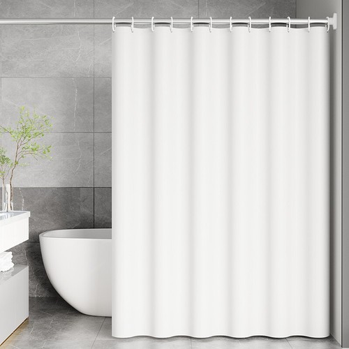 Duschvorhang PEVA 180x200cm inkl. Ringe Badewannenvorhang Badewanne Dusche - Imagen 3 de 16