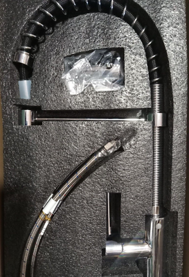 Kraus KPF 1612 KSD 30CH Single Lever Pull Out Kitchen Faucet And Soap