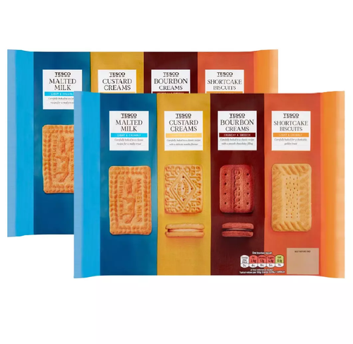 Tesco Variety Pack Biscuits Selection 700G - Picture 2 of 4