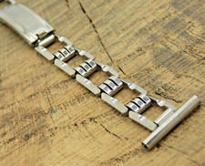 Vintage NOS Unused Watch Band Deployment Clasp Stainless Steel 19mm JB Champion