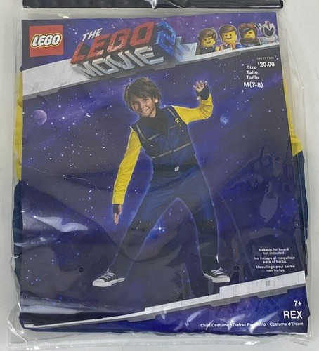 The Lego Movie 2 Rex Dangervest Classic Jumpsuit Halloween Costume Size M (7-8) - Picture 2 of 3