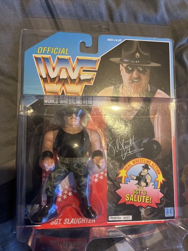 New listingWWF Hasbro MOC SGT Slaughter ...