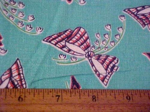 Vintage Futtersack mit rot & blau karierten Schleifen weiße Blumen - Bild 2 von 3
