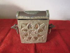 Antique/Vintage Moroccan Berber Mixed Metals Koran Quran  Box Case Holder