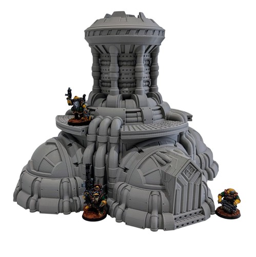 Kinforge Reactor - 28mm 3D Printed Squat Terrain for Tabletop Wargaming - Picture 2 of 7