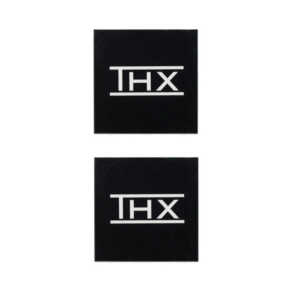 THX Custom Silver Aluminum Speaker Badges 23mm(0.90