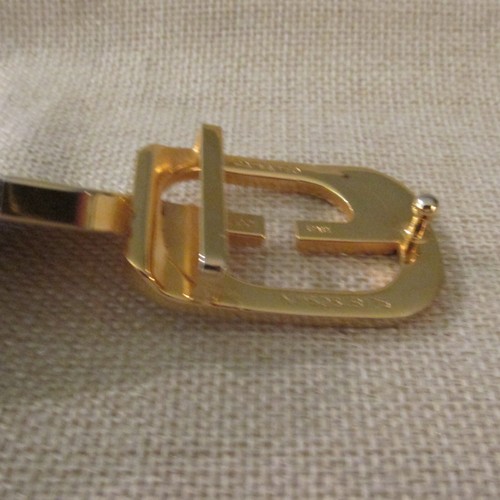 GUCCI Buckle with Chocolate Brown Patent Leather Belt - REVERSIBLE - VINTAGE EUC - Picture 8 of 11