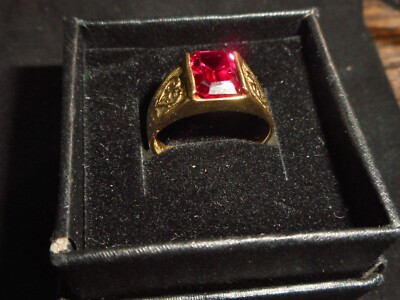 10k ( 417 ) SOLID GOLD TESTED GEMSTONE RING 2.73 GRAMS SIZE 5 | eBay
