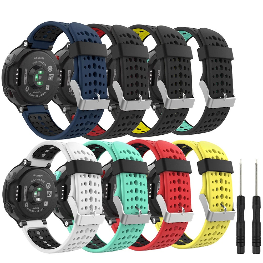 Silicone Sport Bracelet pour Garmin Forerunner 235 735XT 220 230