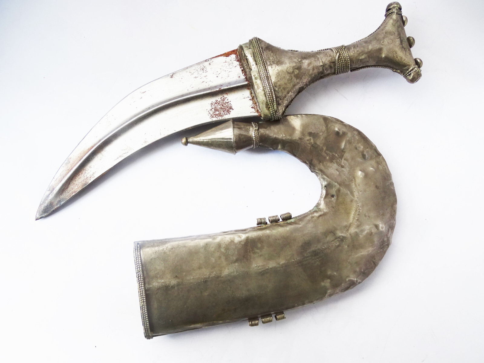 Antique Dagger, Turkish, Islamic Silver Jambya, Ottoman Jambiya eBay