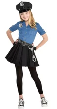 Cop Cutie Girls Halloween Costume