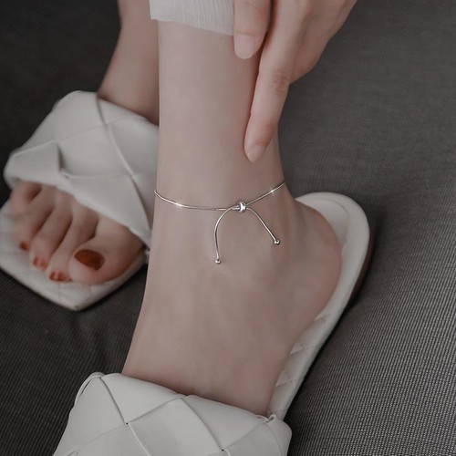 Elegante tobillera con diseño de estrella en plata de ley 925, perfecta para añadir un toque - Imagen 20 de 24