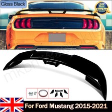 For Ford Mustang S500 Style Gloss Black Rear Trunk Spoiler Wing Lip 2015-2022 UK