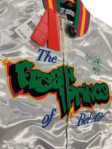 The Fresh Prince of Bell Air Men's Headgear Classics Will Smith Satin Jacket - Picture 4 of 15