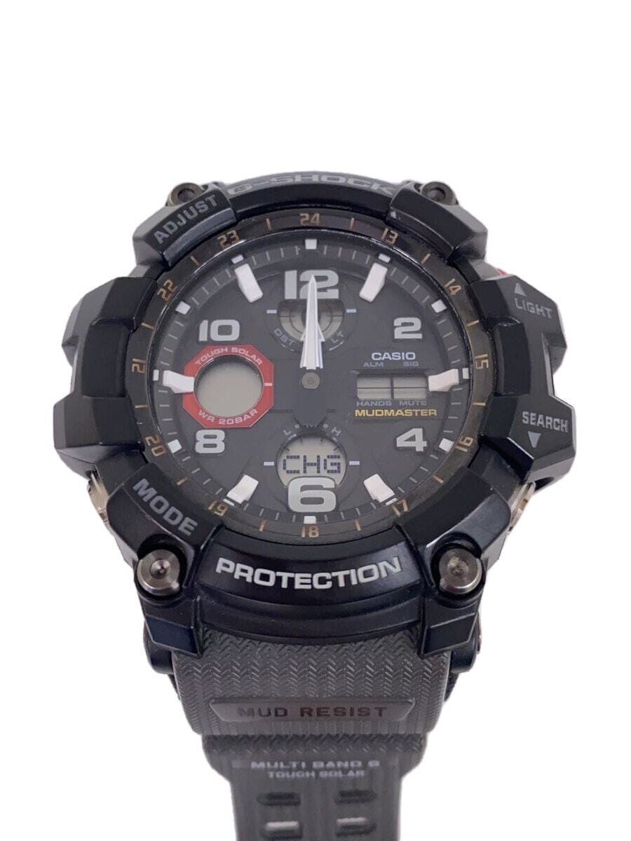 CASIO G-SHOCK GWG-100-1A8JF Black Resin Solar Digital Analog Watch 